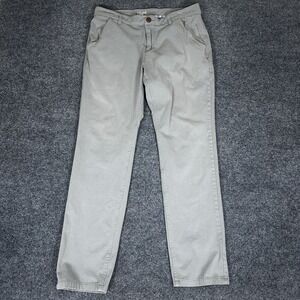 Mugsy Damens Pants Mens 34x34 Grey Straight Stretch Chino Casual Work Comfort‎